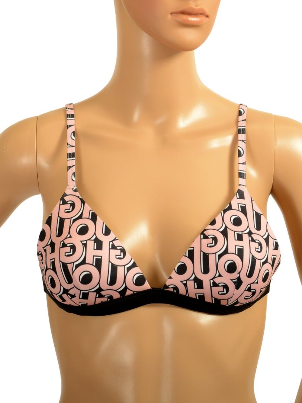 Hugo Boss Women's "TRIANGLE New Retro" Padded Swim Top Bra US S IT 40